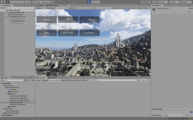 VR Video Player Screenshot 2